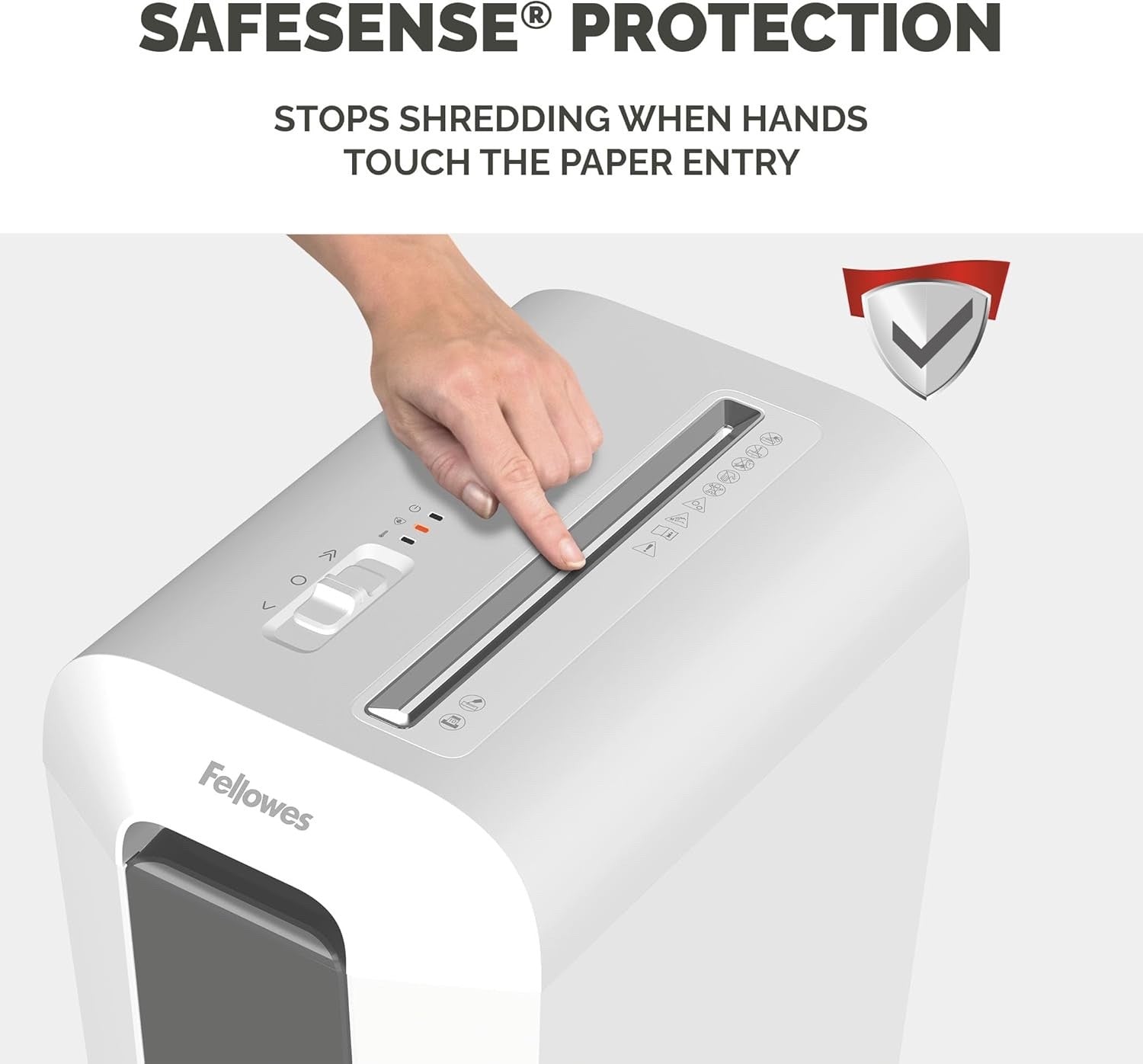 Fellowes Powershred LX65 Paper Shredder for Home Office White