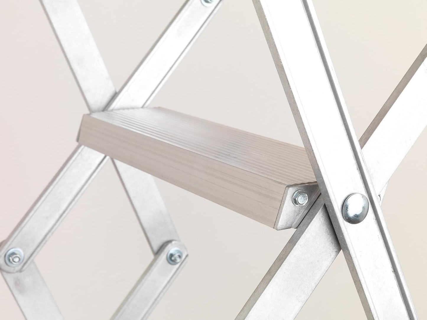 Loft Ladder Concertina Aluminium 11 Tread Folding Attic Access Space Saver DIY