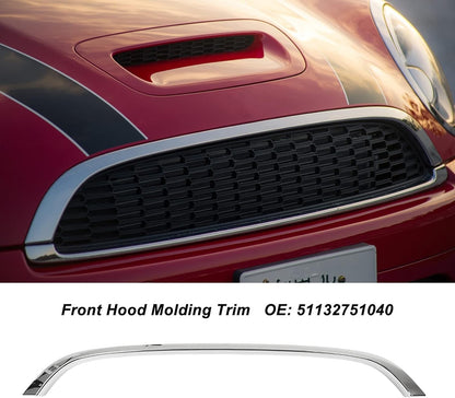 Bonnet Grille Trim Molding Chrome 51132751040 MINI Cooper R55 R56 R57 R58 R59