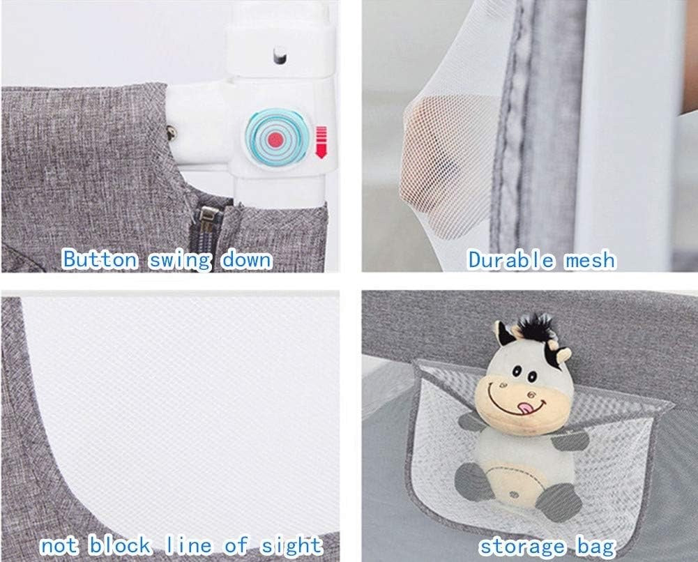 Toddler Bed Rail 150cm Extra Long Safety Guard Fold Down Swing Kids Bedrail