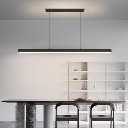 LED Linear Pendant Light 100cm Dimmable Remote Adjustable Kitchen Bar Lighting