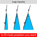 Wooden Art Easel Black Heavy Duty Adjustable 57-76in Holds 43in Canvas Studio