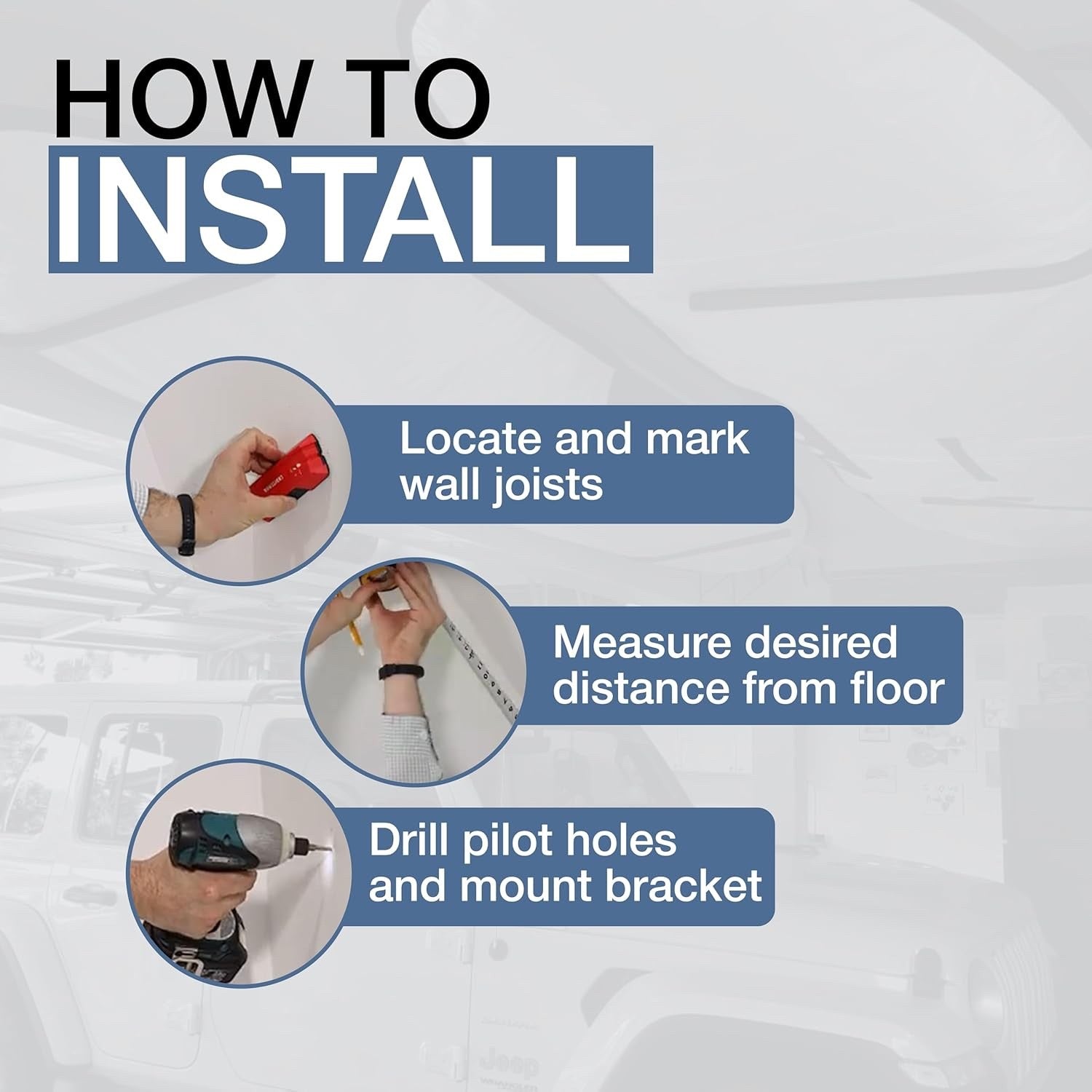 StoreYourBoard SUP & Surfboard Rack Ceiling/Wall Mount Heavy Duty 50lbs