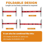 Stair Tread Template Tool Ladder Edge Locking Double Scale Measuring Gauge