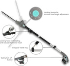 Cordless Telescopic Hedge Trimmer Long Reach 2x 2.0Ah Batteries Adjustable