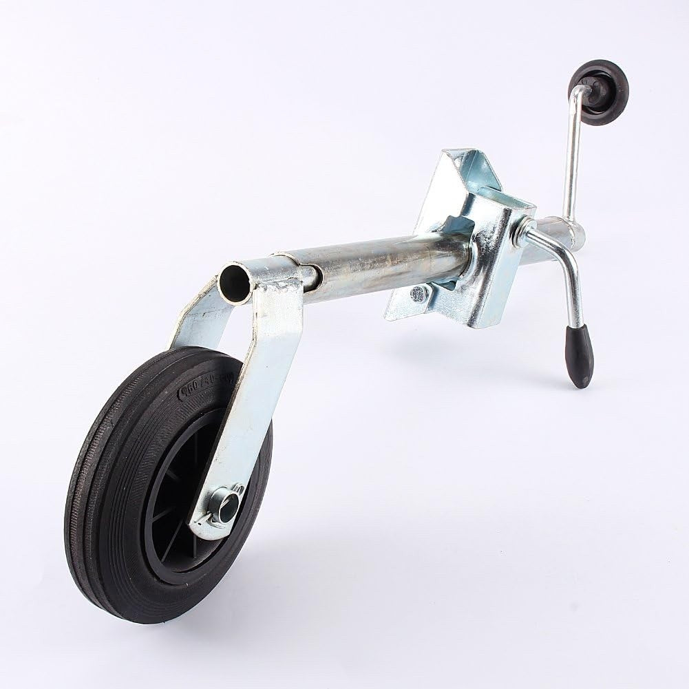 35mm Heavy Duty Trailer Jockey Wheel w/ Clamp Stainless Steel 100kg