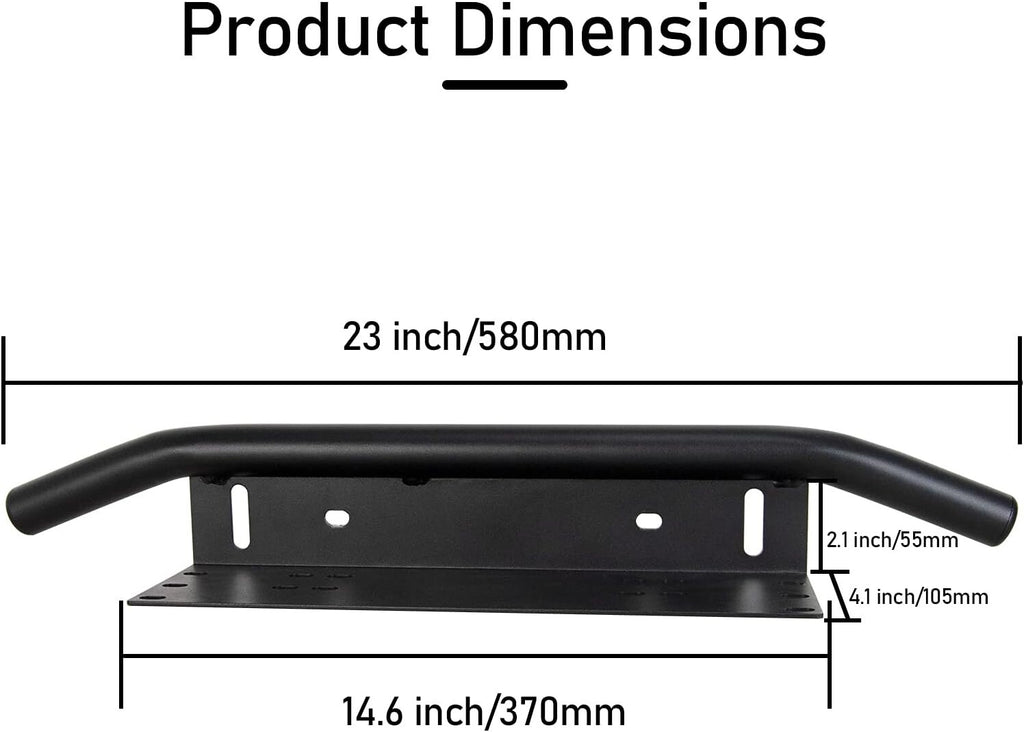 PICAA Car Led Light Bar 20 inch Tri Row 7D 288W LED Work Lights Bar Lamp