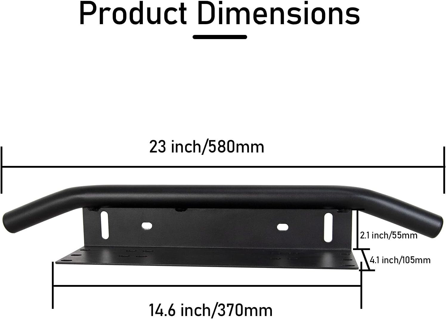 PICAA Car Led Light Bar 20 inch Tri Row 7D 288W LED Work Lights Bar Lamp