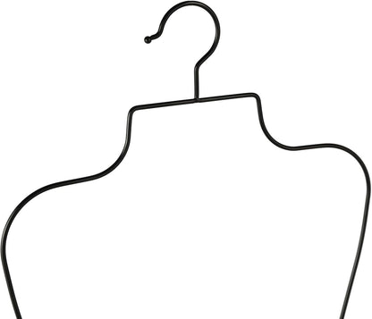 Lingerie Hangers 10 Pack Metal Wire Body Shape Bikini Swimsuit Display Black