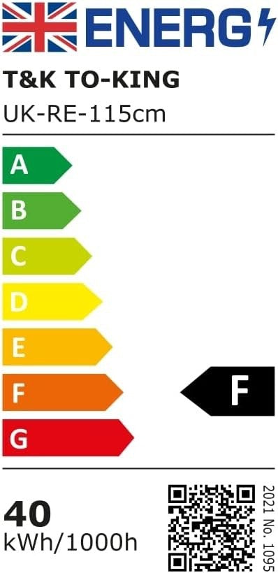 2 Pack 4FT LED Batten Light 40W 4000K 4000LM Ceiling Garage Workshop