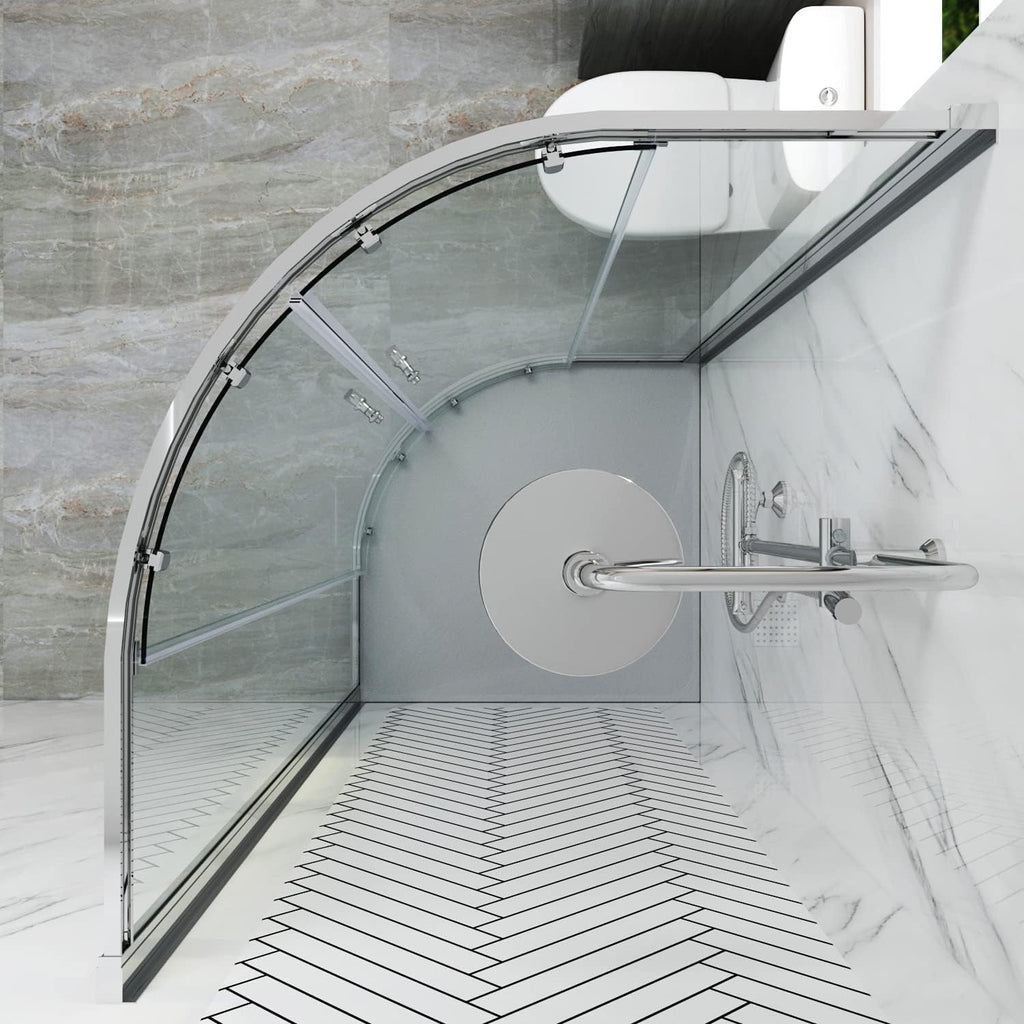 800x800mm Quadrant Shower Enclosure Sliding Door 6mm Easy Clean Glass