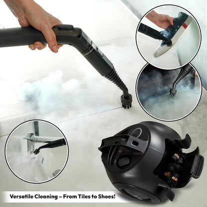 Steam Cleaner High Pressure 1800W 135C 1.6L Tank 22 Accessories Floor Grout