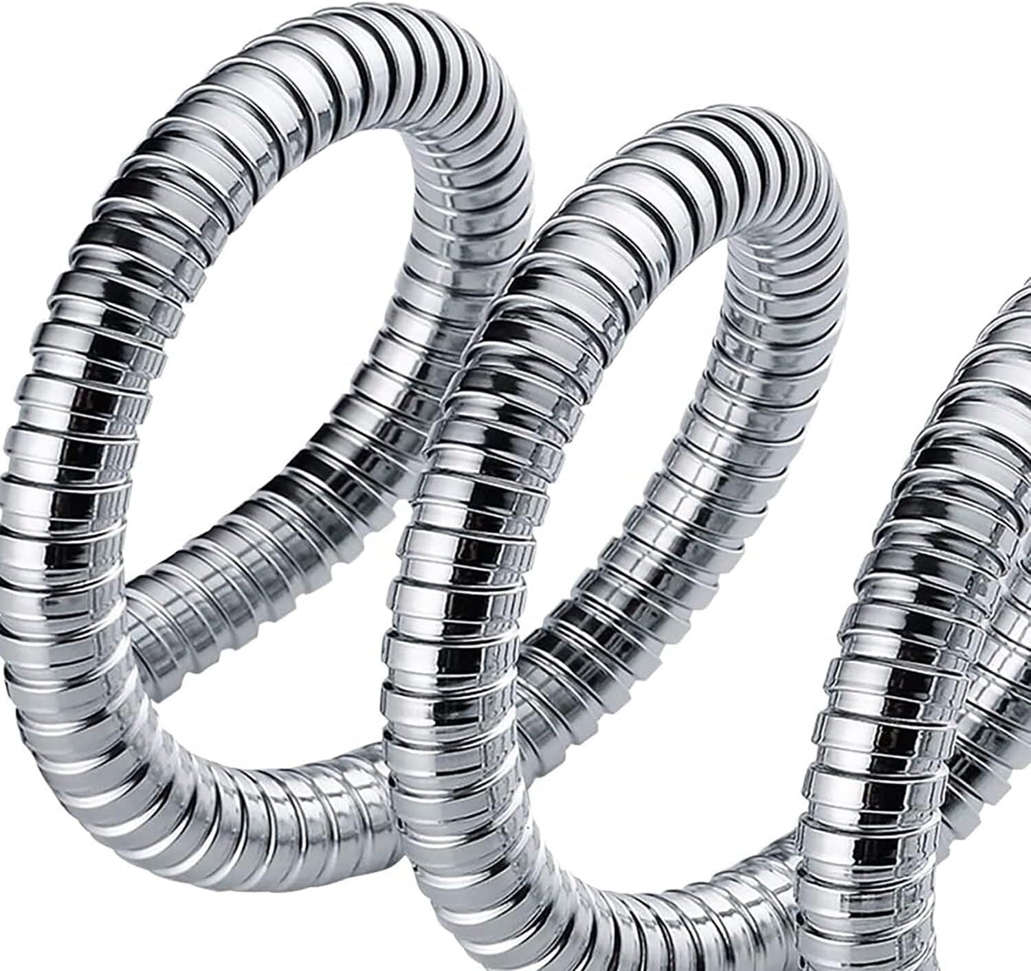1.75m(69") Shower Hose Stainless Steel Universal Replacement Shower Pipe Chrome