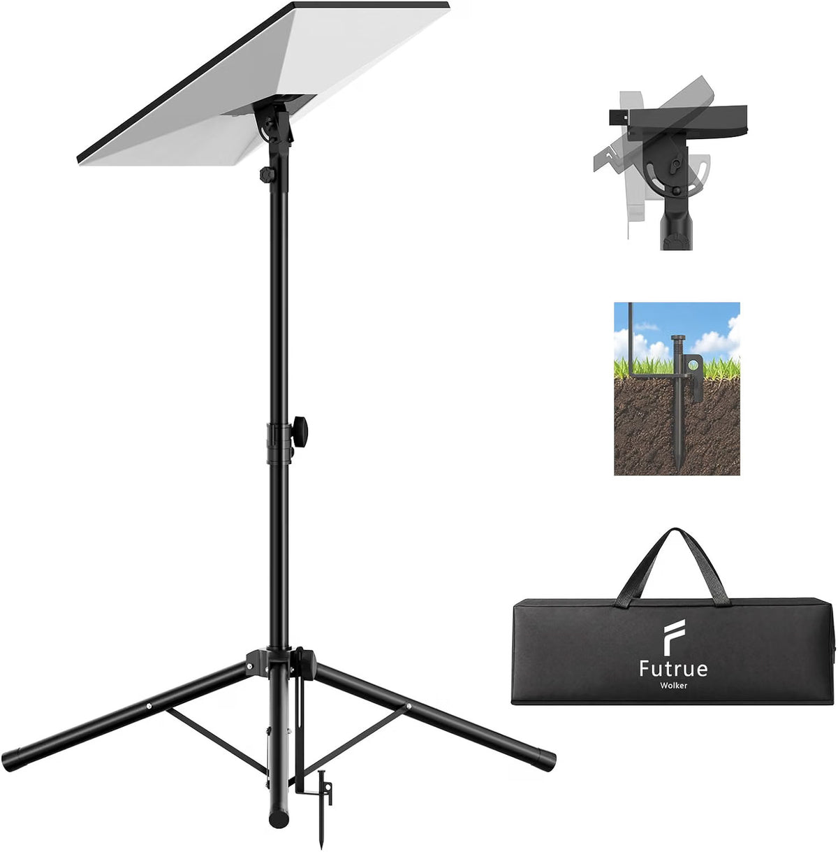Starlink Gen 3 Tripod Mount Portable Wide Base Floor Spike Camping Motorhome