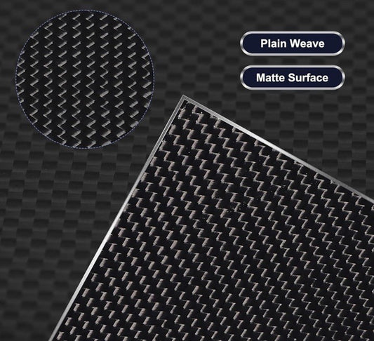 3K Carbon Fiber Plate Sheets 4pc 400x400x4mm Black Panel Car Auto RC Hobby