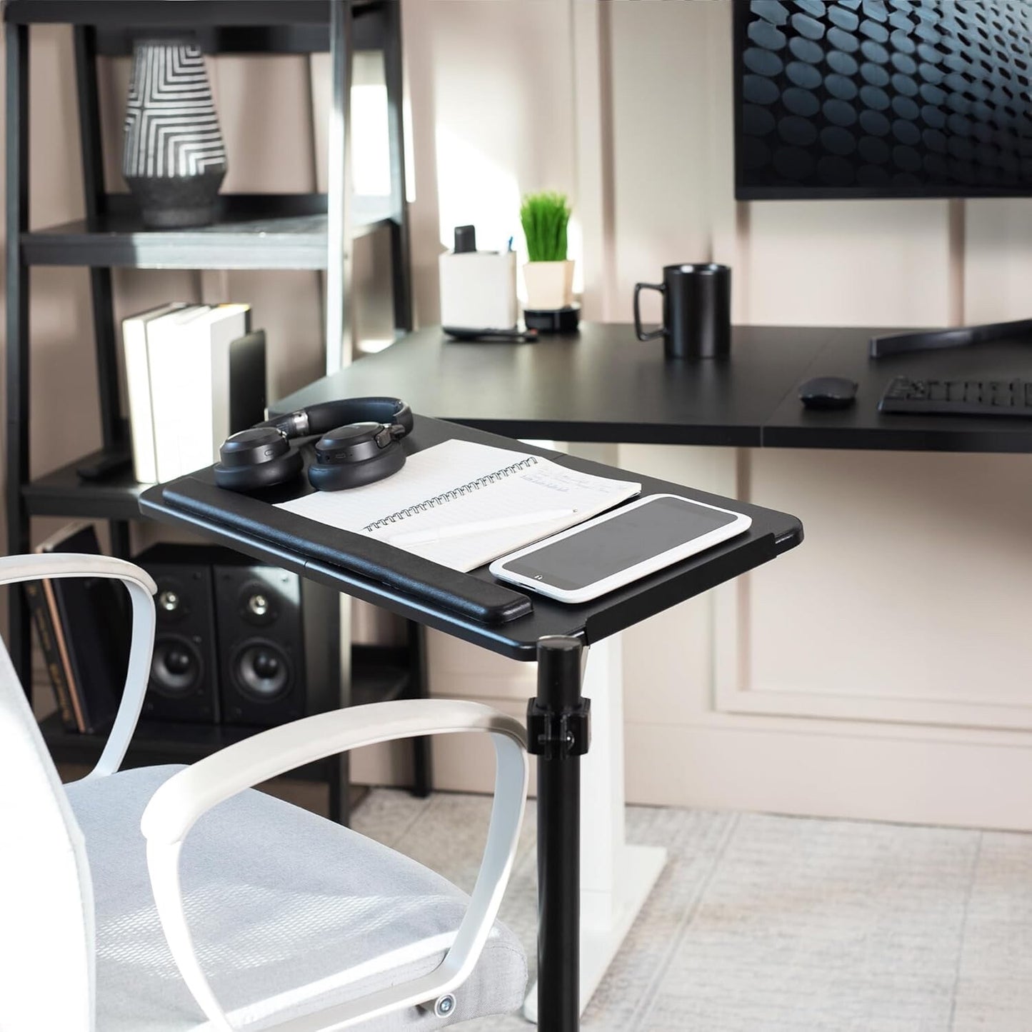 VIVO Office Chair Mounted 26 x 12 Inch Keyboard and Mouse Tray Ergonomic Tilt