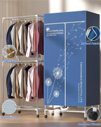 Heated Clothes Airer 1500W 2 Tier Electric Dryer with Remote Timer Indoor