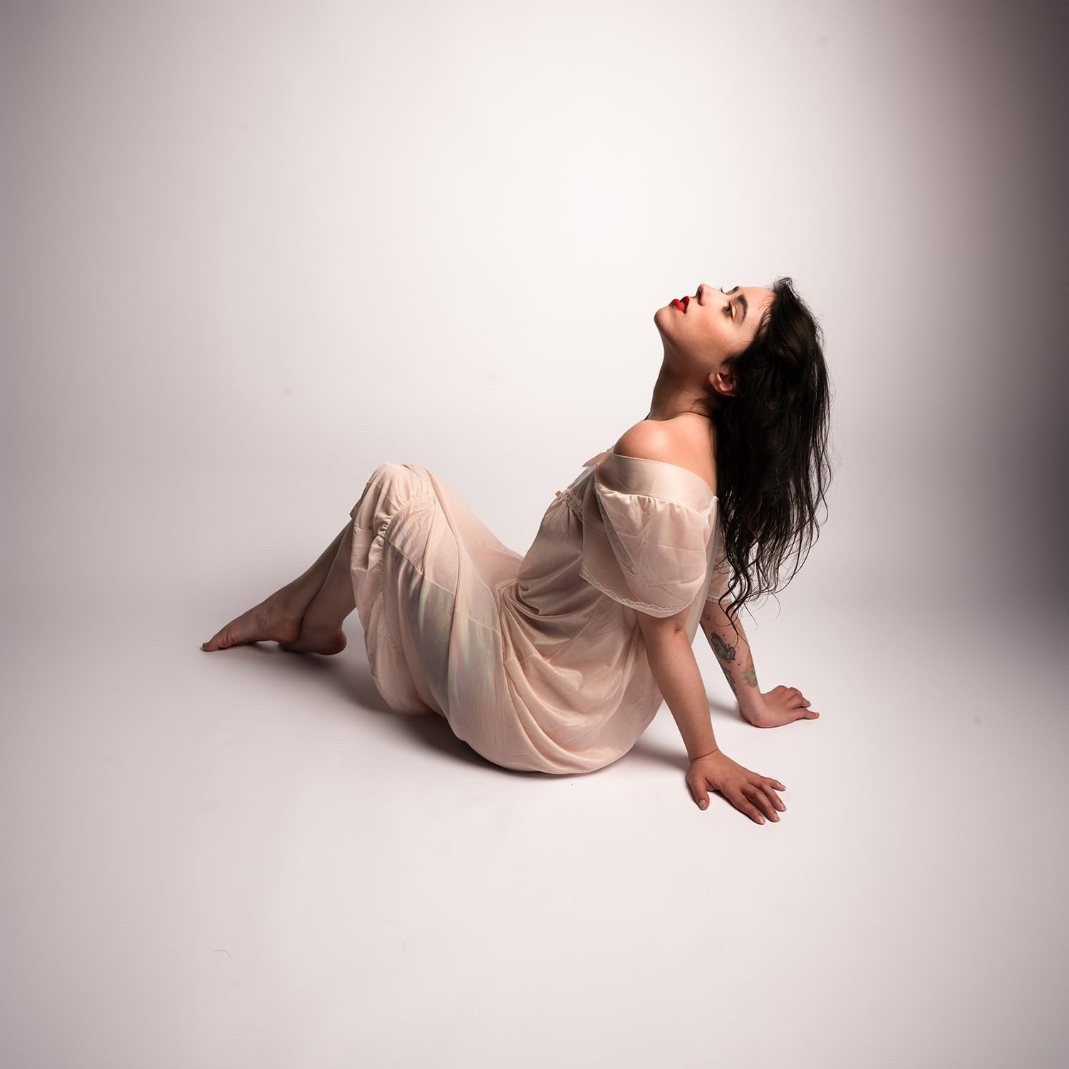 Photography Backdrop Paper Roll 1.35x5m White Studio Background Seamless