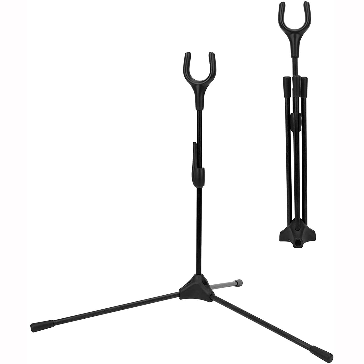 ANCLLO Archery Bow Stand Recurve Bow Compound Bow Stand Rack Holder Legs