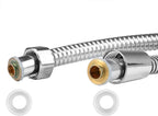 1.75m(69") Shower Hose Stainless Steel Universal Replacement Shower Pipe Chrome