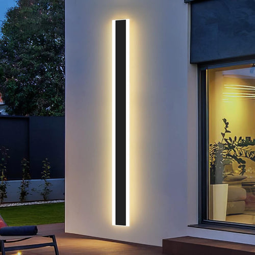 100cm LED Outdoor Wall Light 35W 3000K Warm White IP65 Waterproof Modern