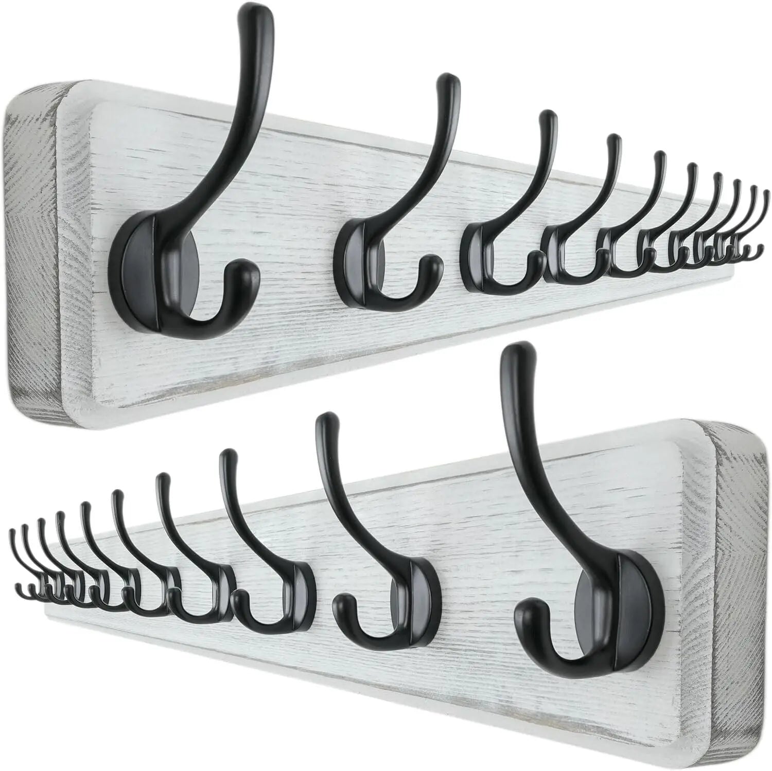 Dseap Coat Rack Wall: 97cm Long, Patented, Heavy-Duty, 10-Double-Hooks My Store