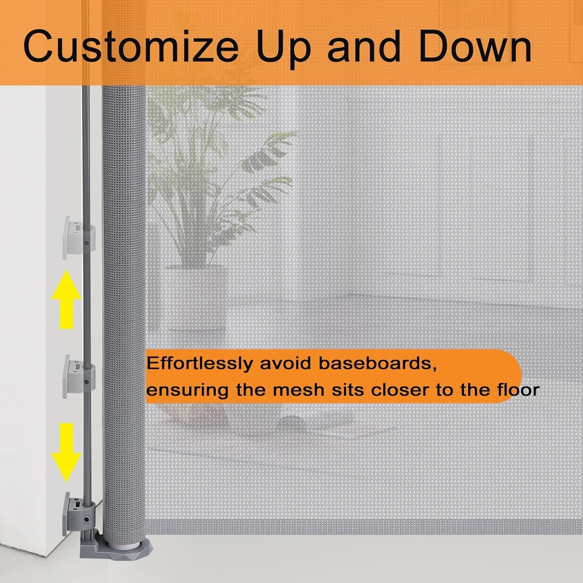 Extra Wide Retractable Baby Pet Gate 3m Indoor Outdoor One Hand Safety Barrier