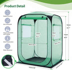 49x49x67in Pop Up Walk In Greenhouse Portable PE Cover Frost Protection