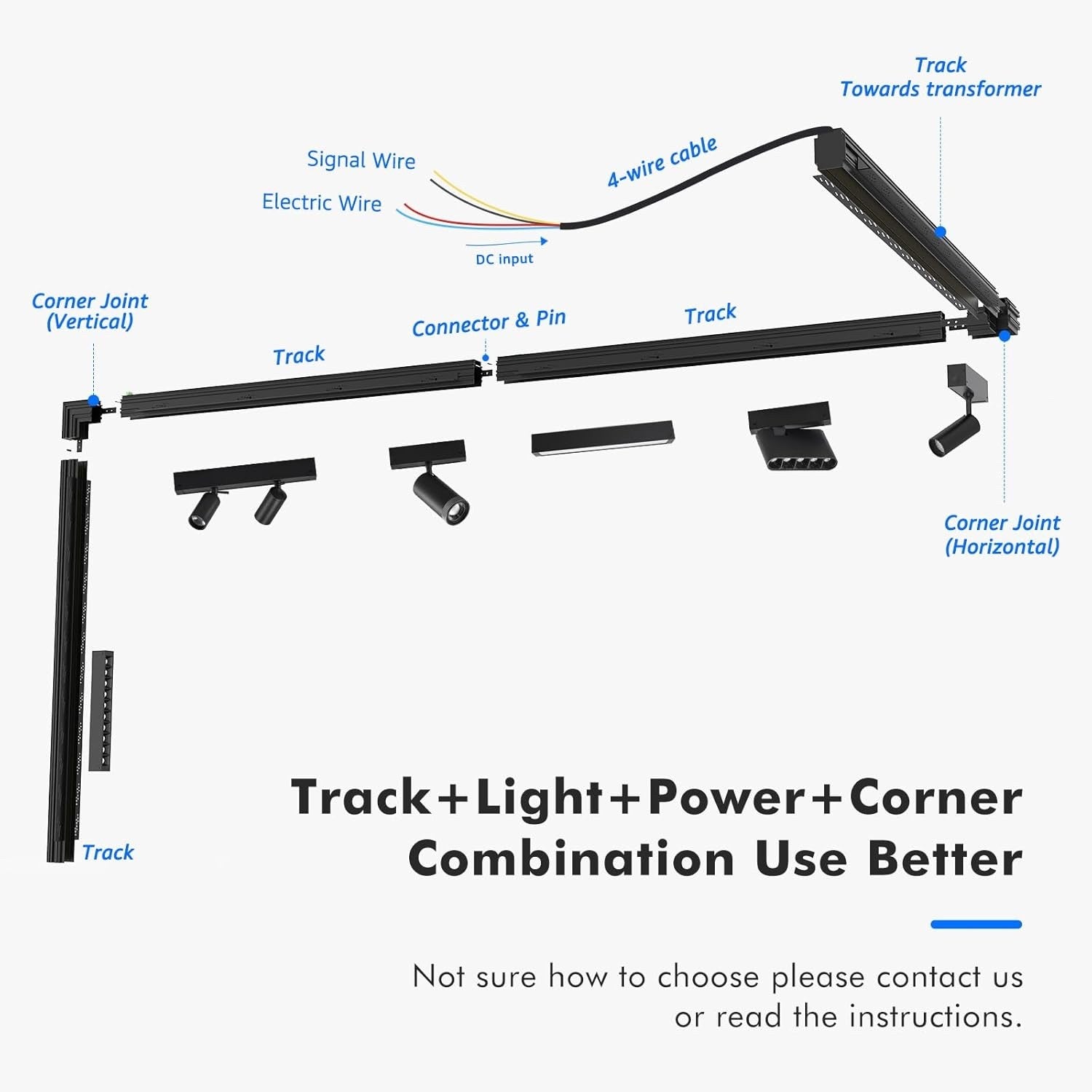 SCON Driver 48V LED DC 200W Non-Dimmable Transformer for Magnetic Track Lighting
