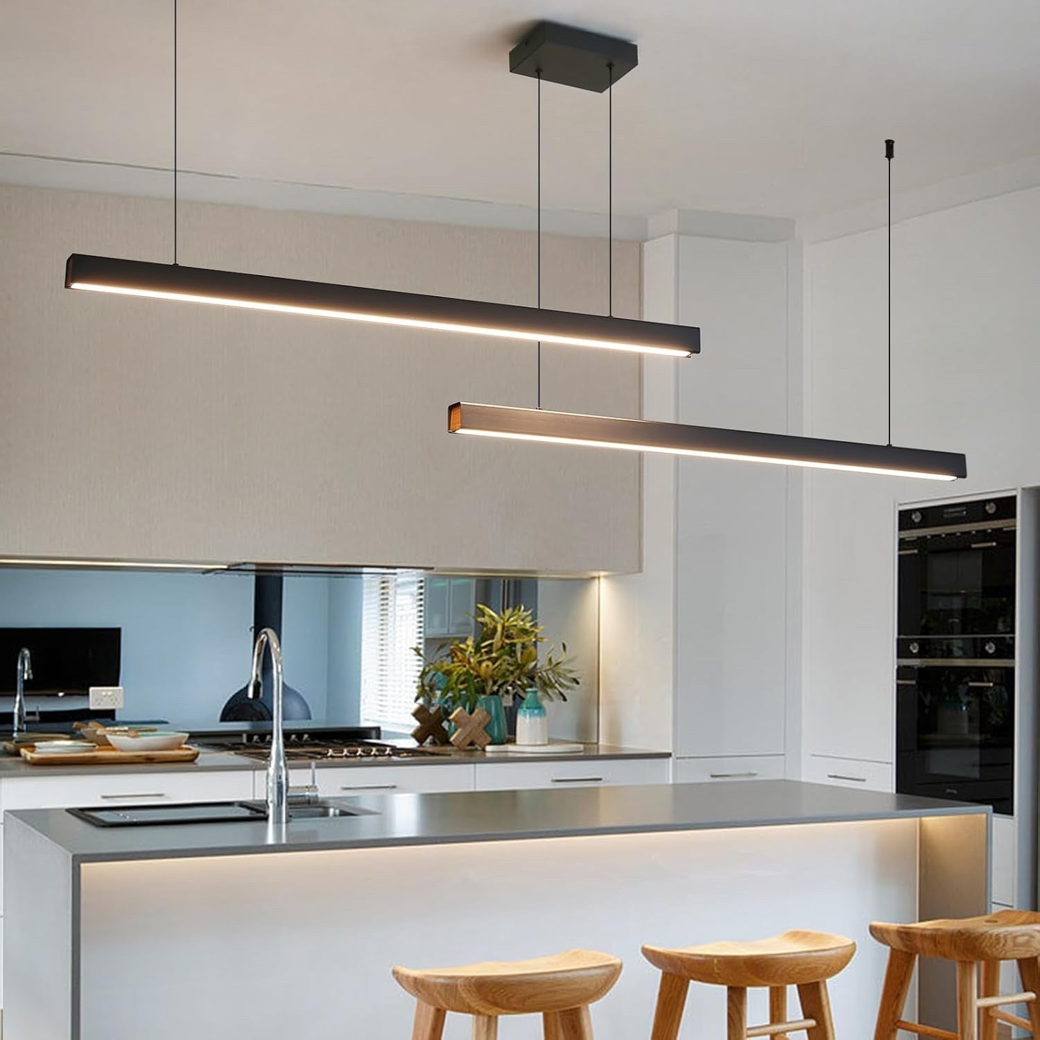 200cm Dimmable LED Pendant Light Kitchen Island Dining Table 10-100%