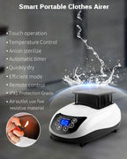 Heated Clothes Airer 1500W 2 Tier Electric Dryer with Remote Timer Indoor