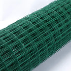 1M x 30M Green PVC Coated Wire Mesh Fence Roll 6x6cm Poultry Chicken Garden Net