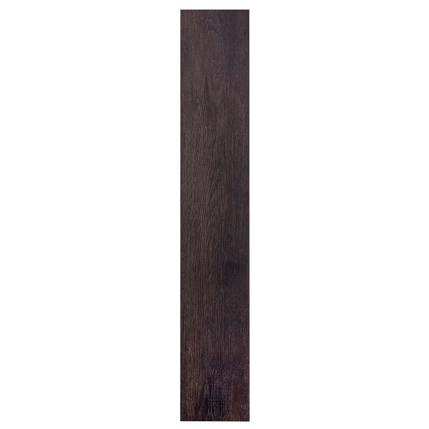 Peel Stick Vinyl Floor Tiles 36pc Dark Poplar 2.0mm Waterproof 5.02sqm Pack