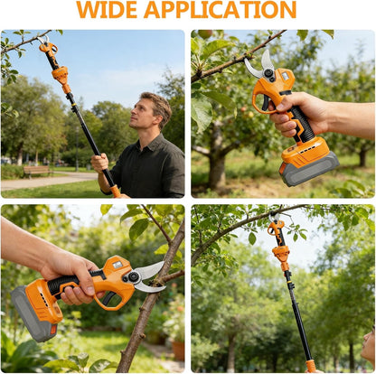 Electric Secateurs Pruning Shears Telescopic Pole for Makita 18V 50mm No Battery