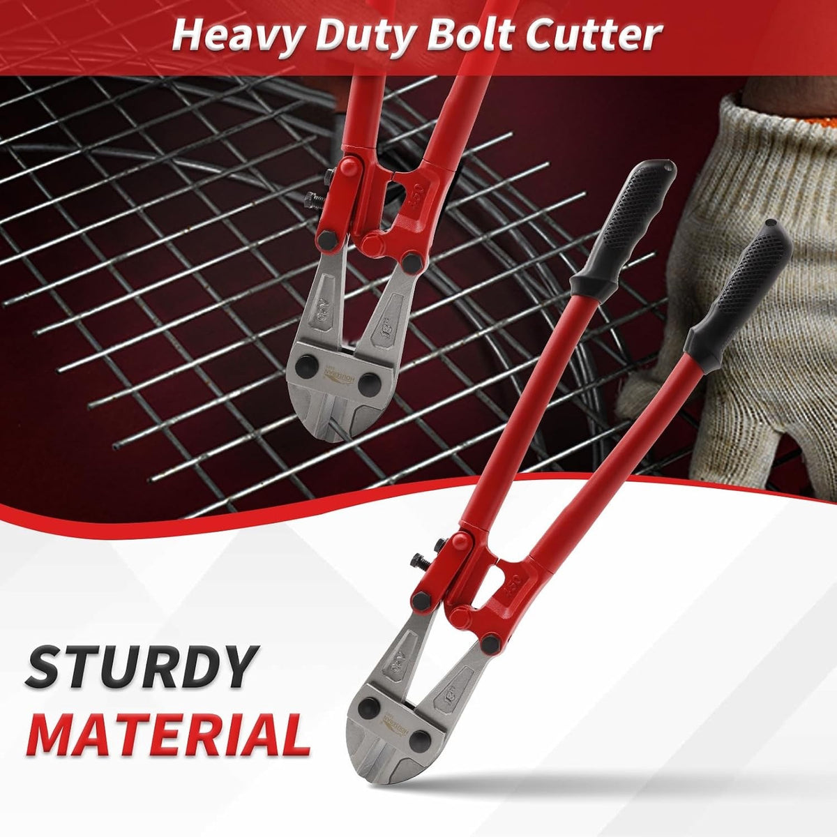 Bolt Cutters Heavy Duty 18 Inch 450mm CR-V Steel Padlock Chain Wire Fence Cutter