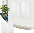 10 Pack White Acoustic Wall Panels 48.8x24.4 Self Adhesive Soundproof Foam Tiles