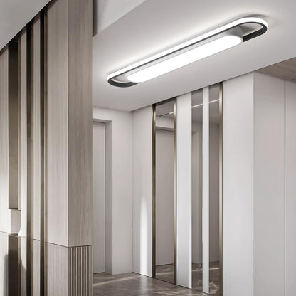 LED Ceiling Light Fixture 62W 6000K Linear Acrylic Metal Hallway Lamp 122cm UK
