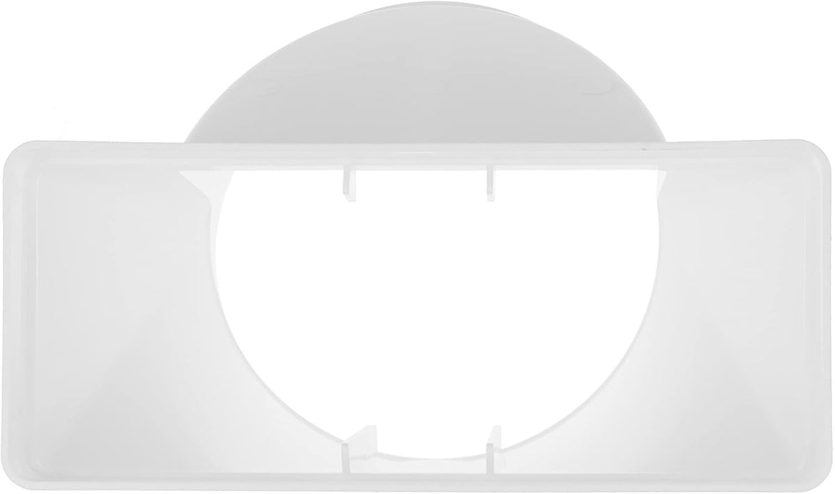 Ventilation Duct Connector 220x90mm to 150mm Round Pipe Rectangular Adapter