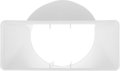 Ventilation Duct Connector 220x90mm to 150mm Round Pipe Rectangular Adapter