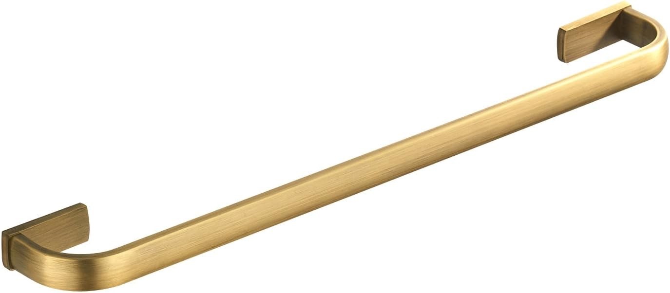 Brass Towel Rail Bar Antique Bronze Wall Mounted Bathroom Holder 57cm Single Rod
