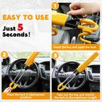 Twin Bar Steering Wheel Lock Anti Theft Universal Car Security Device