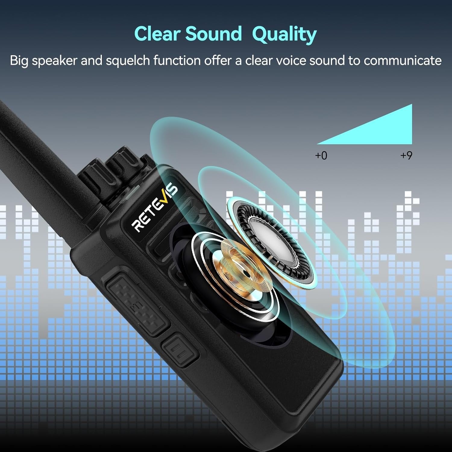 Retevis RT668H PMR446 Walkie Talkies 10 Pack Black Hidden Display USB-C 10-Way