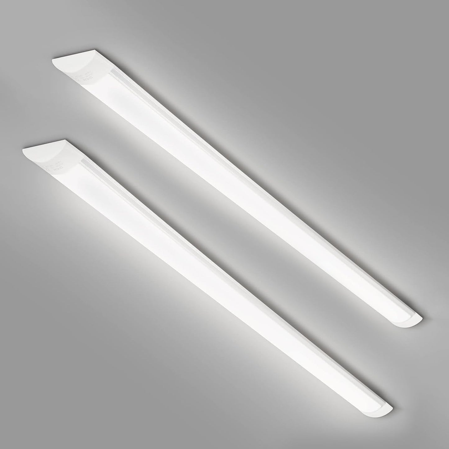 LED Batten Light 4FT 40W 4000K 4000LM Ceiling Garage Workshop 2 Pack
