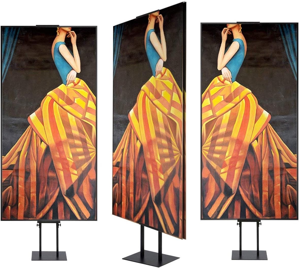 VAIIGO Double Sided Poster Stand Adjustable Floor Sign Holder Up to 203cm