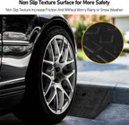 Heavy Duty Rubber Kerb Ramp 100x25x10cm Non Slip Driveway Threshold