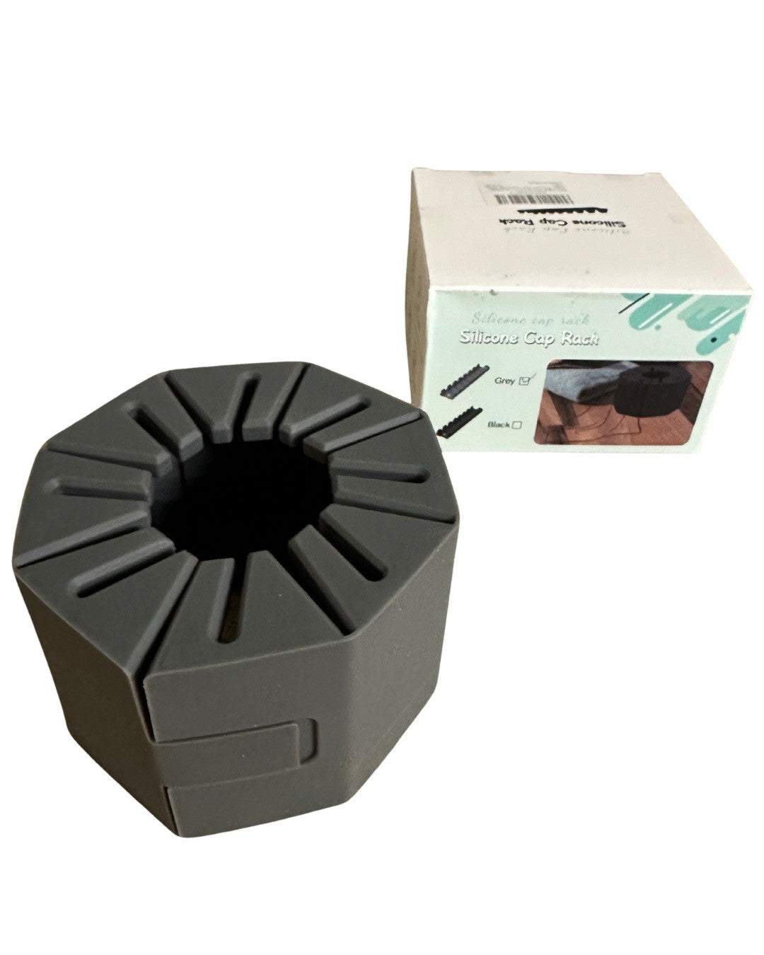 Peutier Silicone Cap Rack Rubber Grey