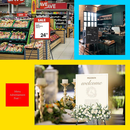 Wooden Easel Stand Tripod Display Sign Holder Wedding Poster Board Black