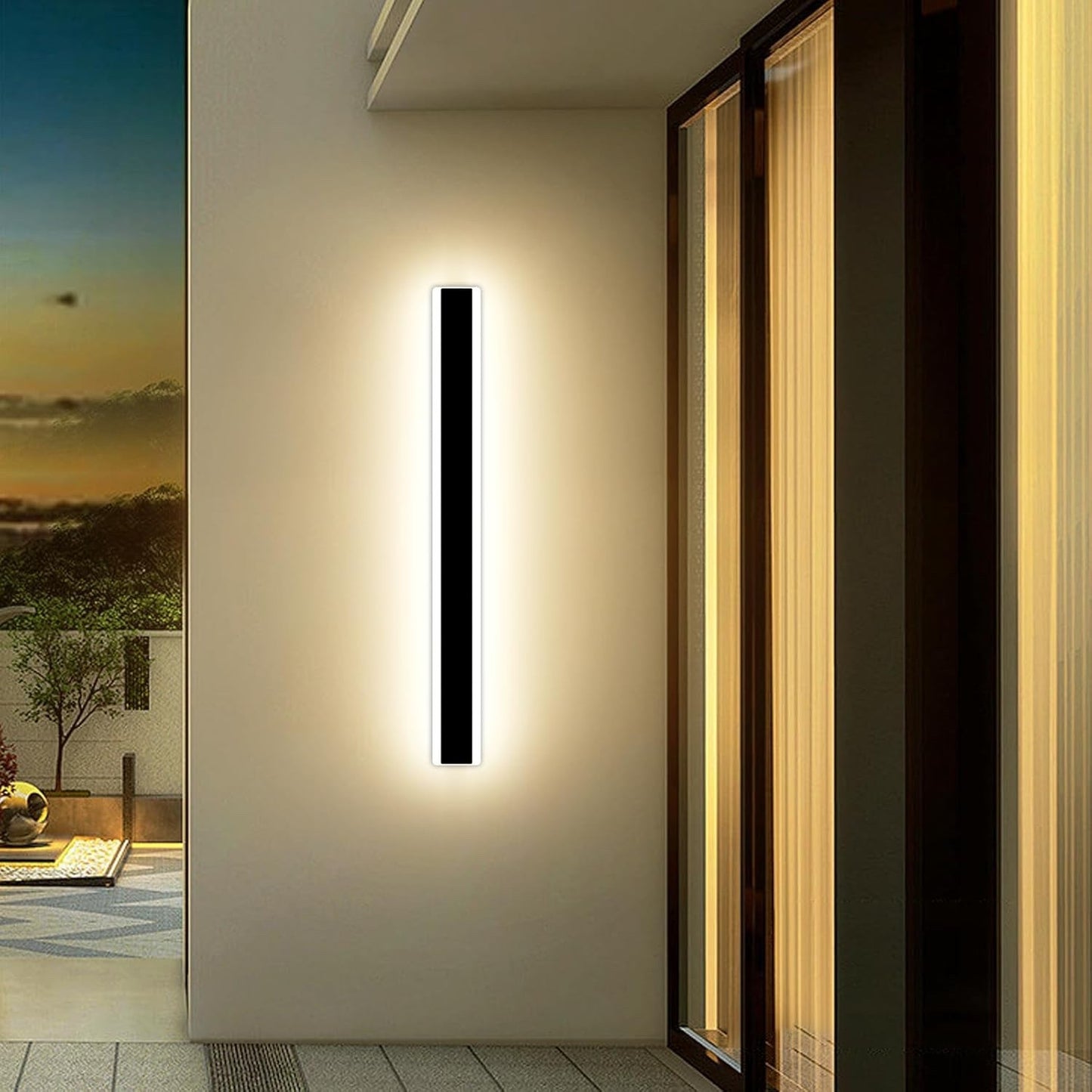 100cm Outdoor LED Wall Light 3 Color 3000K 4500K 6000K IP65 Garden Porch Lamp