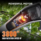 Cordless 20cm Pole Saw 2.0Ah Battery Electric Tree Trimmer 27ft/s Pruning