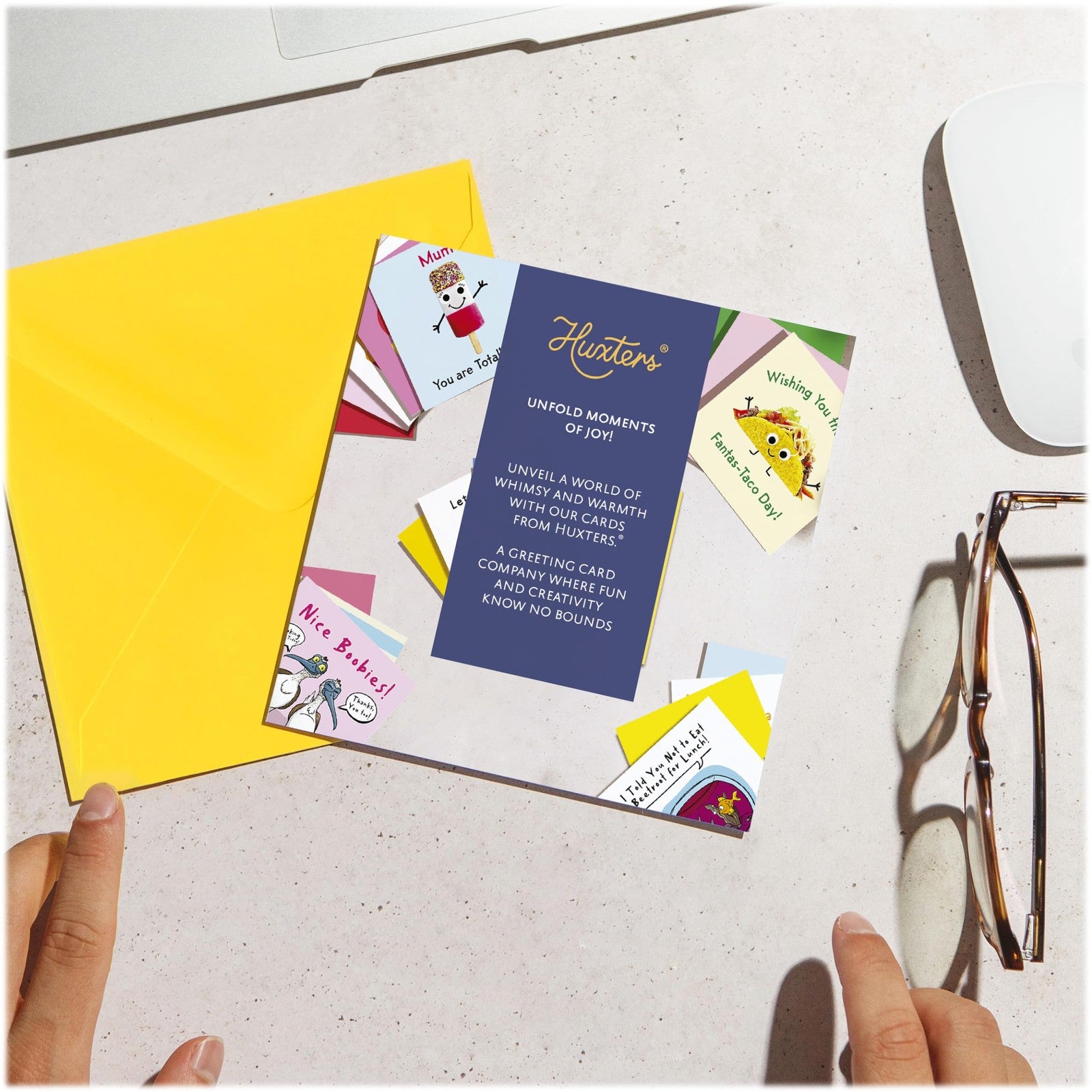 Huxters 56th Anniversary Card – Ha-Pea Funny Wedding Anniversary Cards
